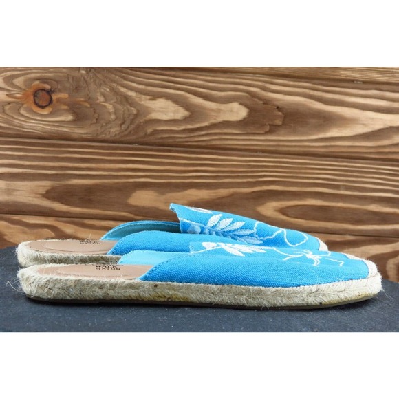 Cushion Walk by Avon Size 6 M Round Toe Blue Mule Fabric Women - Picture 4 of 7